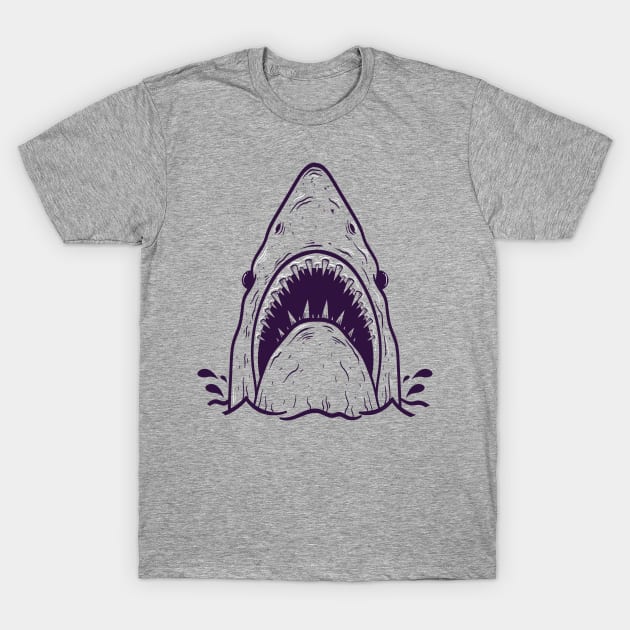 Shark head Design T-shirt STICKERS CASES MUGS WALL ART NOTEBOOKS PILLOWS TOTES TAPESTRIES PINS MAGNETS MASKS T-Shirt by TORYTEE